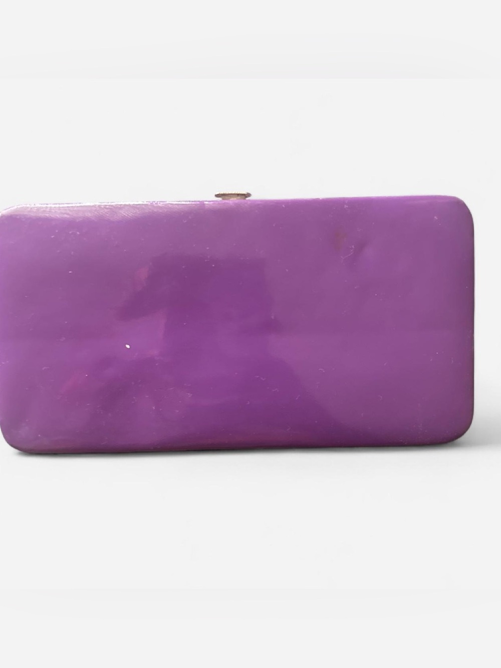 Vintage Purple Patent Clutch wallet